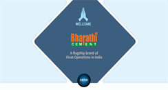 Desktop Screenshot of bharathicement.com